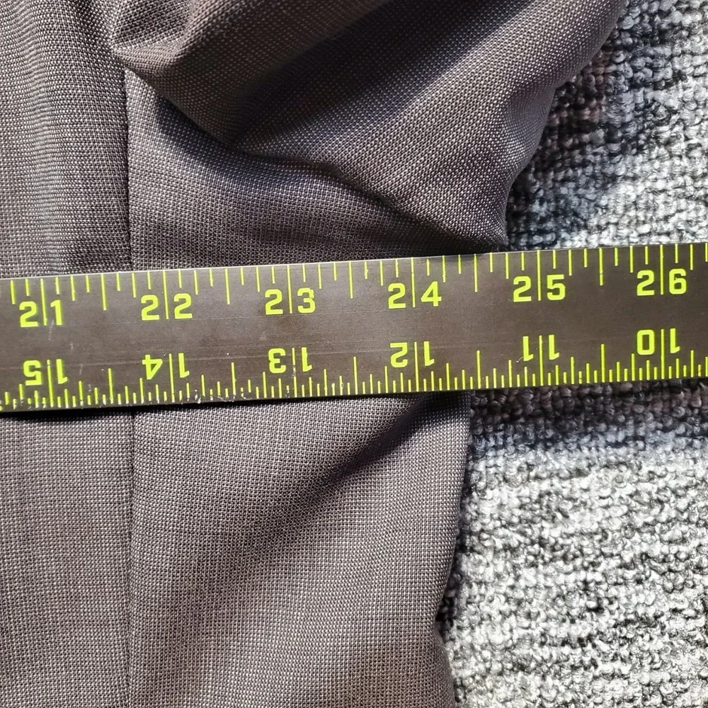 Jos A Bank Mens 48R Wool Suit Jacket Blazer Brown Gray 2 Button Sport Coat